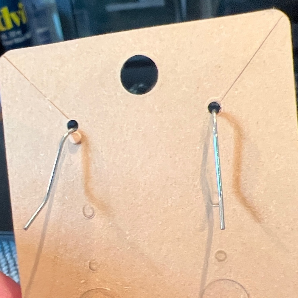 Pink Tree Design Earrings - Picture 3 of 4